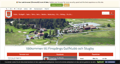Desktop Screenshot of finspangsgk.se