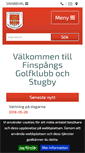 Mobile Screenshot of finspangsgk.se